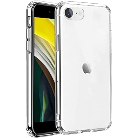 ESR iPhone SE 用 ケース SE第2世代 iPhone 8 7 用 ケース 4.7インチ 透明 9H背面 tpuバンパー 薄型 黄変防止 クリア