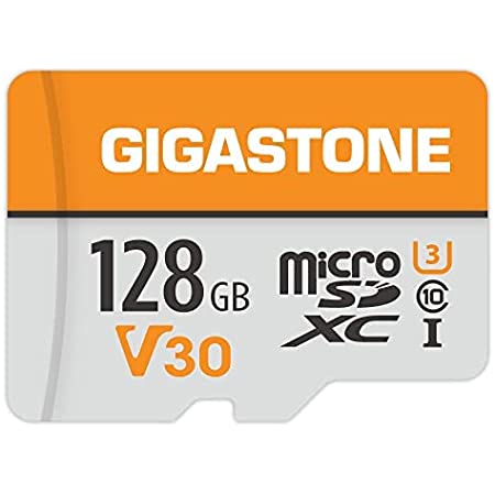 Gigastone マイクロSDカード 128GB Micro SD card SDアダプタ付き U3 C10 95MB/S Gopro アクションカメラ スポーツカメラ SDXC 4K Ultra HD ビデオ 撮影