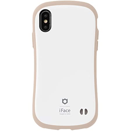 iFace Reflection iPhone XS/X ケース クリア 強化ガラス [ベージュ]