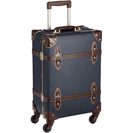 木製 スーツケース アンティーク調 ホーム装飾 ディスプレイ 旅行 撮影 金属バックル PUレザー – タイプ4