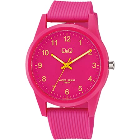 [シチズン Q&Q] 腕時計 アナログ 防水 ウレタンベルト VS38-001 レディース ピンク