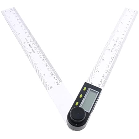 デジタル分度器 ゴニオメーター アングルルーラー 角度計 高精度 測定範囲：0～360度