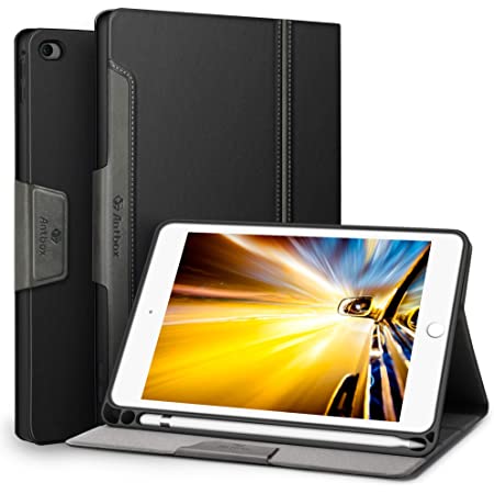 JEDirect iPadmini5 (2019モデルiPad Mini 5) 用 ケース 三つ折スタンド オートスリープ機能 (ブラック)