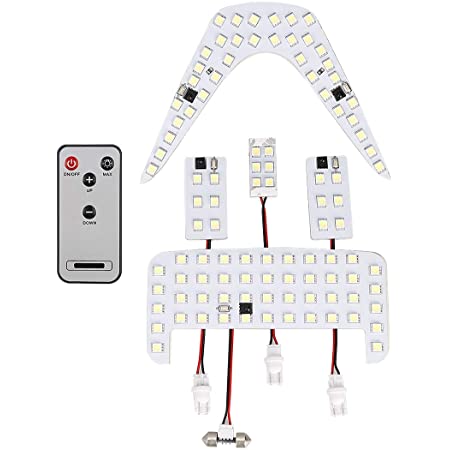 C-HR LEDルームランプ トヨタ CHR ZYX10 NGX50 全グレード対応 専用設計 ホワイト LEDバルブ 室内灯 爆光 カスタムパーツ ルームランプセット 取付簡単 全5点 一年保証 (C-HR ZYX10/NGX50 用)