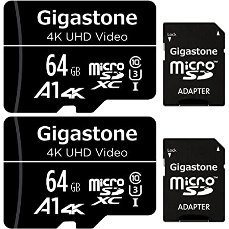 mengmi micro高速フラッシュメモリーカード 64GB microSDXC U3 高速読み書き SD変換アダプラ付 (64GB U3-2pack)