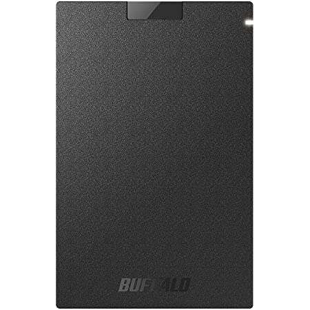 バッファロー SSD 外付け 250GB コンパクト USB3.1(Gen2) 高速転送1000MB/s 【Windows/Mac/PS5/PS4 メーカー動作確認済み】 SSD-PH250U3-BA