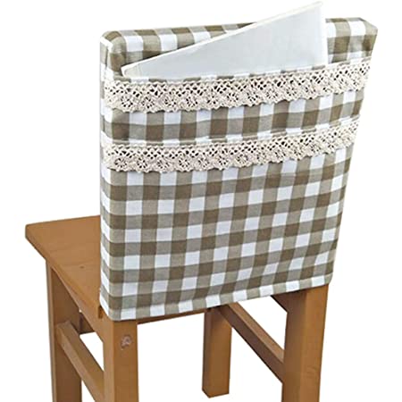 IKENOKOI椅子 背もたれカバー 椅子ポケット 本 雑誌 小物収納 学校 幼稚園 家庭用（40*40cm カーキ）