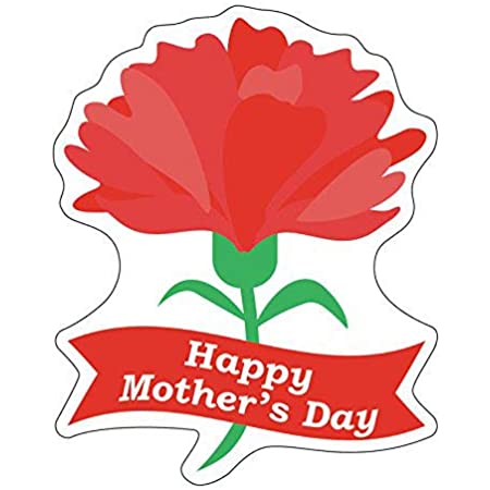 creve 父の日 fathers day ギフトシール フラワーデザイン 花型 業務用 ラッピング おおきめサイズ 4.4×4.0cm (50枚セット)