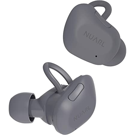 NUARL N6 TWS 完全ワイヤレスイヤホン 連続11時間再生(最大55時間再生) aptX対応 HDSS採用 Bluetooth5.0 IPX4耐水 N6-GB(グロスブラック)