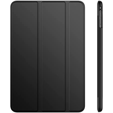 エレコム iPad mini (第5世代/2019年) iPad mini 4 (第4世代/2015年) ケース フラップカバー 背面クリア ソフトレザー 2アングル ブラック TB-A19SWVBK