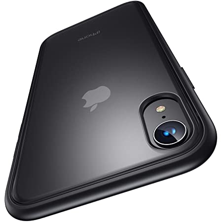 CASEKOO iPhone XR ケース クリア 薄型 指紋防止対策 耐衝撃 透明カバー 衝撃吸収 四隅滑り止め ワイヤレス充電対応 アイフォン XR ケース 6.1インチ PC背面+TPUバンパー ハイブリッド