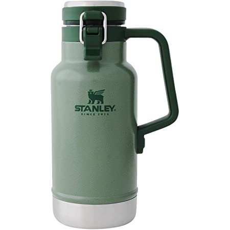 STANLEY(スタンレー) クラシック真空グロウラー 1L グリーン ビール 炭酸 保冷 アウトドア スポーツ観戦 保証 02111-013 (日本正規品)