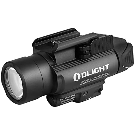 OLIGHT(オーライト) PL-PRO ウェポンライト 1500ルーメン タクティカルライト フラッシュライト 充電 懐中電灯 サバゲー 自衛 防水 セルフディフェンス 狩猟 野外活動 2年保証