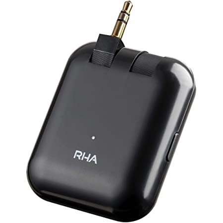 RHA Wireless Flight Adapter ワイヤレスフライトアダプター Bluetooth送信機 ワイヤレス オーディオ トランスミッター aptX aptX LL対応 デュアルプラグ対応 3年保証 5×4.3×1.5(cm) ブラック 601712【国内正規品】