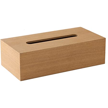【ティッシュケース・ホルダー】 木製 ティッシュボックス おしゃれな ティッシュケース ティッシュ カバー ケース 可能 ベージュ・ダークブラウン 約26×13×7.5cm (ベージュ)