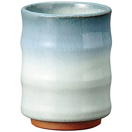 九谷焼 湯呑み 銀彩(ブルー) 陶器 和食器 おしゃれ 日本製