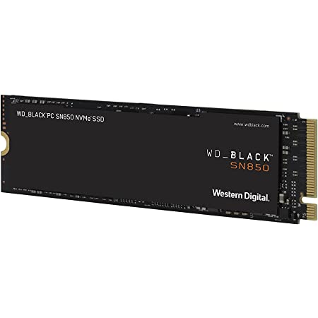 Western Digital ウエスタンデジタル 内蔵SSD 500GB WD Black SN750 ゲーム向け M.2-2280 NVMe WDS500G3X0C-EC 【国内正規代理店品】