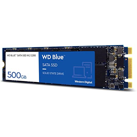 Western Digital ウエスタンデジタル 内蔵SSD 500GB WD Blue PC M.2-2280 SATA WDS500G2B0B-EC 【国内正規代理店品】