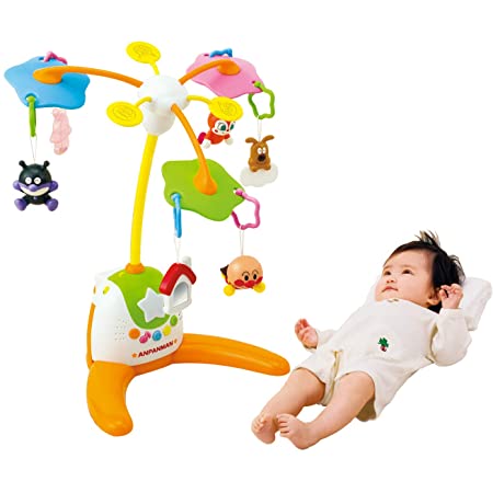 OtotaCam ベッドメリー ベビーベッドおもちゃ 赤ちゃんメリー ベッドオルゴール 360回転 音楽 投影 リモコン付