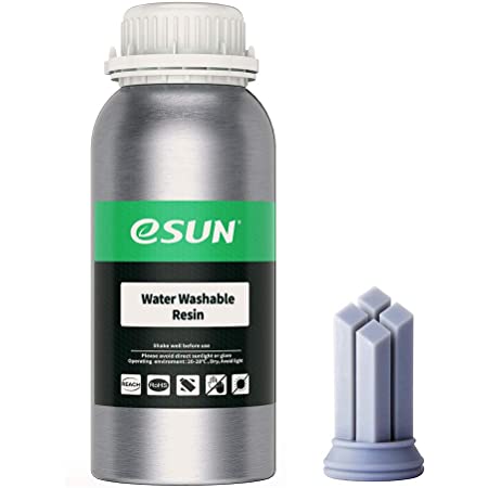 eSUN 光造形 3Dプリンター用 LCD UV レジン 500g 光硬化可能 植物ベースの樹脂 photon等の3Dプリンタ向け (白)