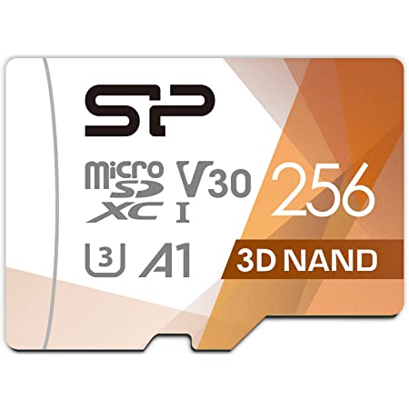 シリコンパワー microSD カード 256GB class10 UHS-1 U3 対応 最大読込100MB/s 4K対応 Nintendo Switch 動作確認済 3D Nand