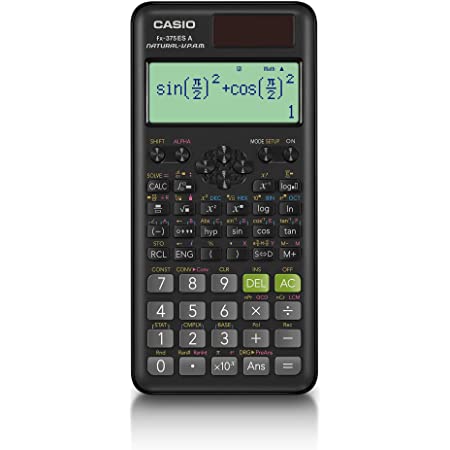 カシオ 関数電卓 微分積分・統計計算・数学自然表示 394関数・機能 fx-375ESA-N