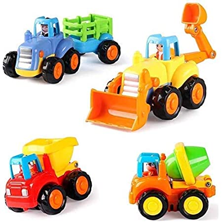 Driven ゴミ収集車 清掃車 オレンジ はたらく車のおもちゃ スタンダードシリーズ 3歳～ 正規品