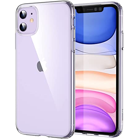 Spigen iPhone11 用 ケース 6.1インチ 対応 クリアカバー 米軍MIL規格取得 耐衝撃 カメラ保護 衝撃吸収 全面 PC TPU 二層構造 Qi充電 ワイヤレス充電 アイフォン11ケース シュピゲン ウルトラ・ハイブリッド 076CS27185 (クリスタル ・クリア)