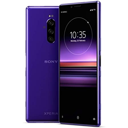 Sony XPERIA 1 Dual SIM (J9110) 128GB/6GB (Purple/パープル) SIMフリー【並行輸入品】