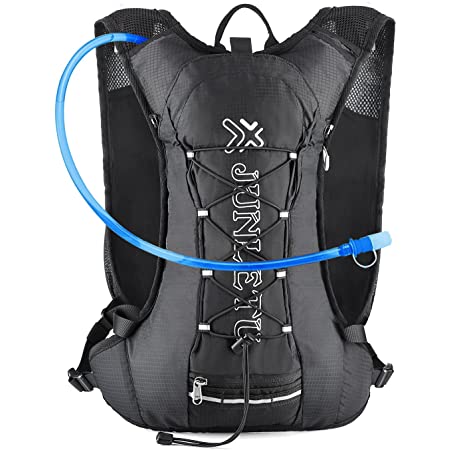 Azarxis ハイドレーションバッグ ランニングバッグパック トレイルリュック 5.5L 軽量 防水 通気 サイクリング マラソン 登山 水分補給