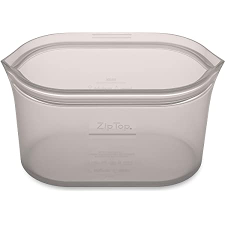 Zip Top シリコン製 保存容器 日本正規品 バッグ サンドイッチ 710ml レンジ 食洗器対応 グレー ジップ トップ