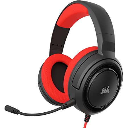 Corsair ゲーミングヘッドセット HS35 STEREO Stereo Gaming Headset -Red- PC PS4 Switch  SP867 CA-9011198-AP