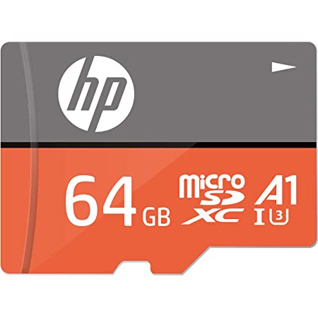 【Amazon.co.jp 限定】HP microSDXCカード 64GB パープル UHS-I(U3) 4K Class10対応 最大読出速度100MB/s、最大書込速度35MB/s HFUD064-1U3-PA