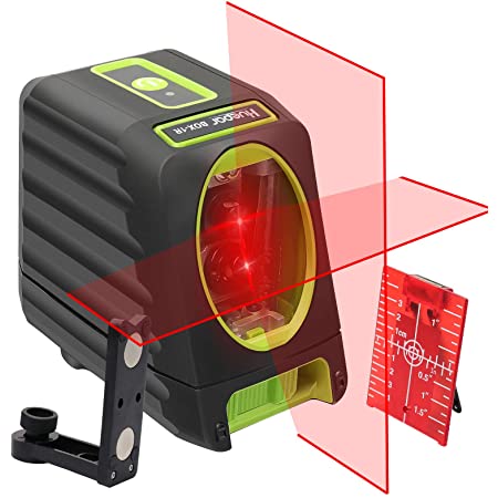 RockSeed レーザー墨出し器 2ライン 赤色 十字 自動水平調整機能ネジ穴対応 ミニ型 IP54アンチスプラッシュ1M耐衝撃性（バッテリー付属）2年保証 日本語取扱説明書 LV1
