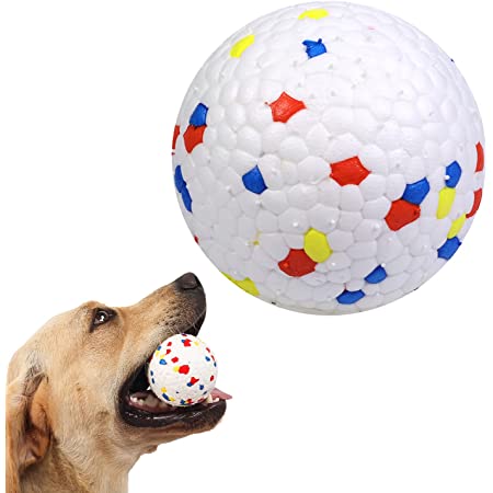 LaRoo犬おもちゃ、音が出る音が鳴る玩具、噛むおもちゃ、天然ラバ歯磨き、耐久性のある、投げる