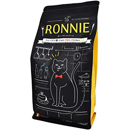 ロニーキャットフード チキン 1.8kg グレインフリー RONNIE