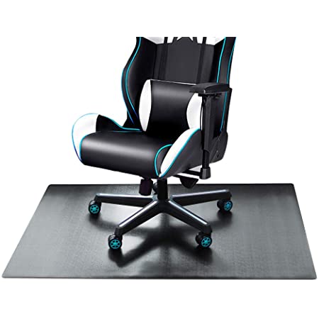 チェアマット 140x90cm ずれない フローリング 椅子 床 保護マット 傷防止 滑り止め 丸洗い可能 カット可能 吸音 幅広く使える 足元マット フロアマット グレー
