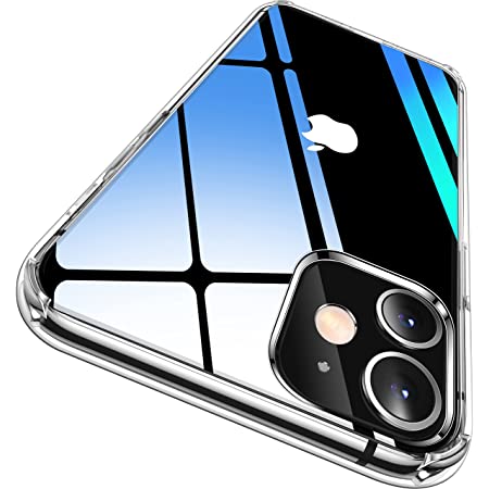 CASEKOO iPhone11用 ケース 6.1インチ クリア 薄型 米軍MIL規格 耐衝撃 透明カバー 衝撃吸収 四隅滑り止め ワイヤレス充電対応 アイフォン 11 ケース 全面保護 SGS認証 6.1インチ用カバー(クリア)