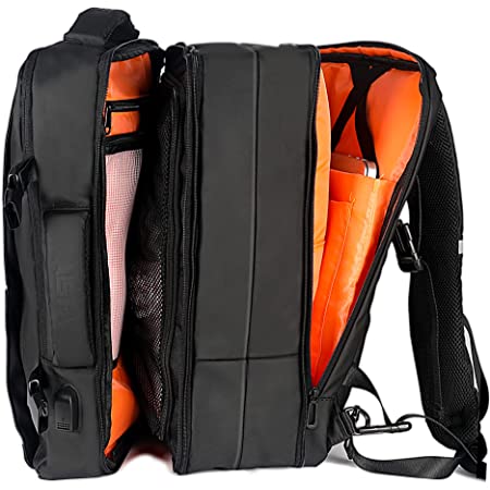 AISFA リュック メンズ リュックサック ラップトップバック バックパック 17インチ PC ビジネスリュック 大容量 bag 30L USB充電機能付きA4収納多ポケッ多機能 通気性トアウトドア旅行 防水 通勤 修学 男女兼用