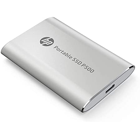 HP ポータブルSSD 500GB P500 【PlayStation4 動作確認済】Silver 耐衝撃/軽量/コンパクト USB3.1(Gen2) 3年保証 7PD55AA#UUF