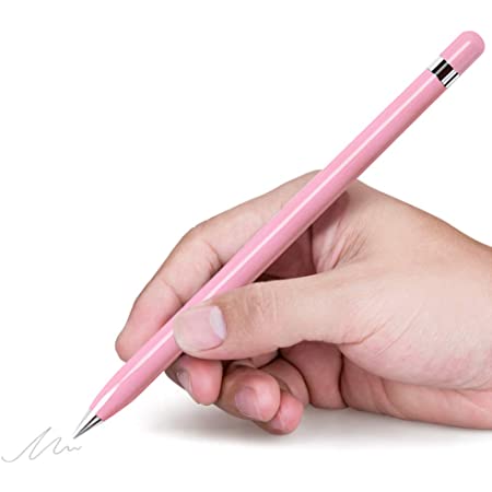 永久鉛筆 書き切れない エコ 消しゴム付き 無地 おしゃれ，美術 小学生 中学生 入園 入学 卒園 記念などプレゼントとしてに最適 (ピンク)