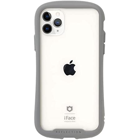 iFace Reflection iPhone 11 Pro ケース クリア 強化ガラス [グレー]