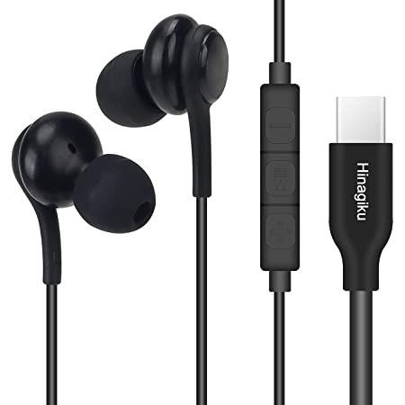 SAMSUNG EO-IG955 Earphones Tuned by AKG/Galaxy ギャラクシー イヤホン USB Type C [並行輸入品] バルク品【Note10付属純正イヤホン】Samsungロゴ Note10+他 Black(黒）