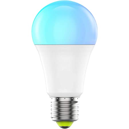 HaoDeng WiFi スマート LED電球 マルチカラー（1600万色+電球色+昼光色 ）アレクサ対応 Google Home対応 60W相当 E26/27口金 家電照明 超省エネライト 調光調色ランプ リモコン 目覚め 4個セット
