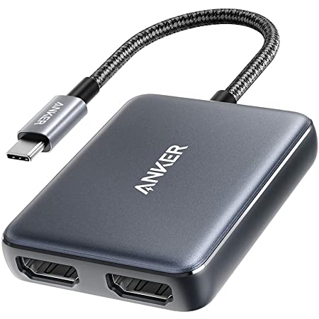 Cable Matters USB Type C トリプル 4K DisplayPort MST ハブ USB C DisplayPort スプリッタ Windows用 DisplayPort 1.4 3画面同時表示 2x DisplayPort 1x HDMI 1xUSB Type C充電ポート Macに非対応