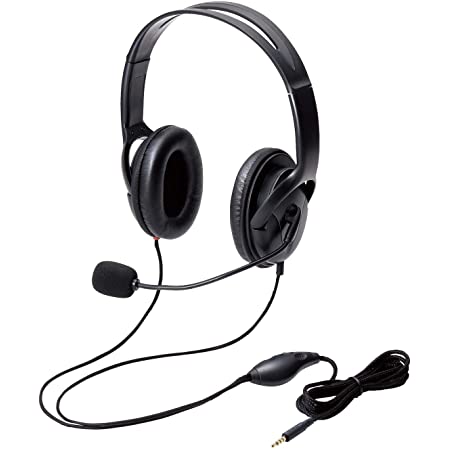 エレコム ゲーミングヘッドセット 両耳オーバーヘッド 1m 1.5m延長ケーブル付 スマホゲーム PS4 Switch対応 ブラック HS-GM20BK