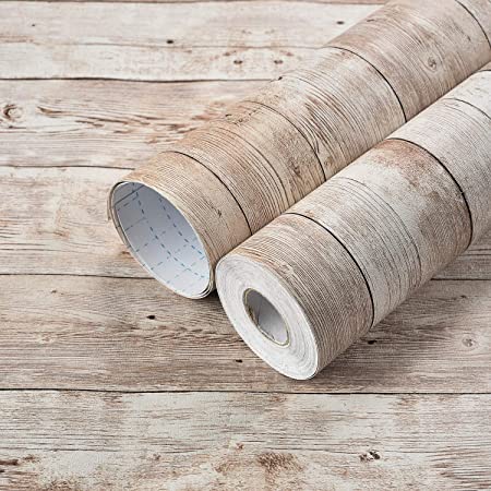 HOMEME 壁紙シール リメイクシート 木目 DIY 45ｘ600cm 剥がせる 和風 防水 耐熱 防カビ 防汚 接着剤不要