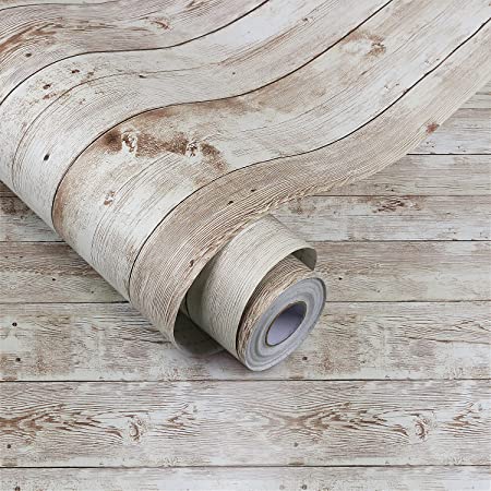 HOMEME 壁紙シール リメイクシート 木目 DIY 45ｘ600cm 剥がせる 和風 防水 耐熱 防カビ 防汚 接着剤不要