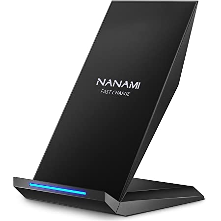 「2台セット」 NANAMI ワイヤレス充電器 (2021年改善版) Qi認証 iPhone 13/13 Pro/13 Mini/12/12 Pro/Pro Max/SE (第2世代) /11 / 11 Pro / Xs / XR / Xs Max / X / 8 / 8 Plus、Galaxy S21(Ultra 5G) /S20 /S10 /S10+ /S9 /S9+ /Note10 /Note10+ /Note9、他のqi機種対応 USB Type-C端子 Quick Charge 2.0/3.0