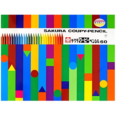 サクラクレパス 色鉛筆 クーピー 30色 限定クーピー柄定規付き FY30-I